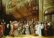 George Hayter, Christening of the Prince of Wales in St.George's Chapel